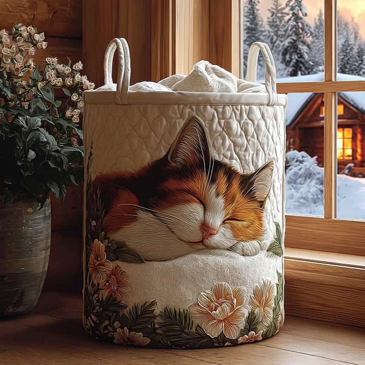Cesta de Ropa Acolchada – en Forma de Gato NCU0QN041