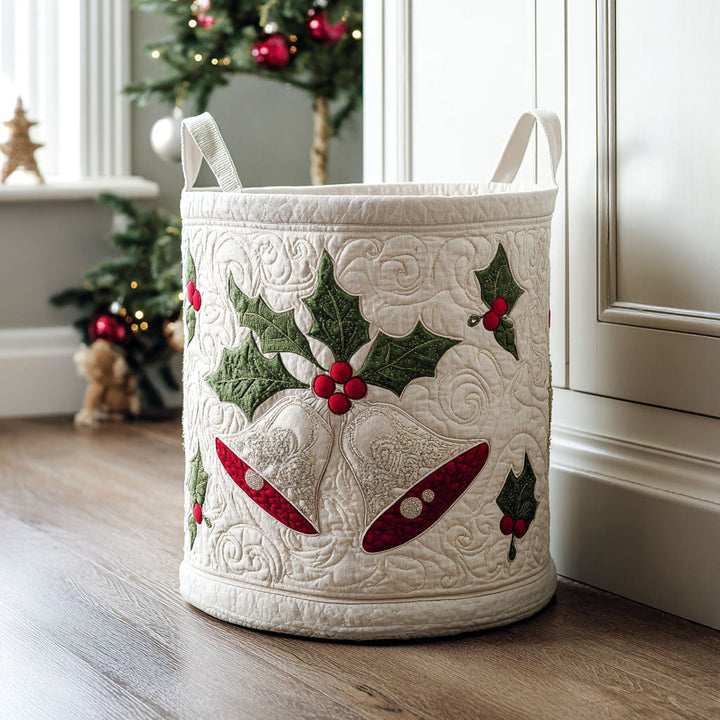 Cesta de Ropa Acolchada – con Estampado Navideño NCU0QN032
