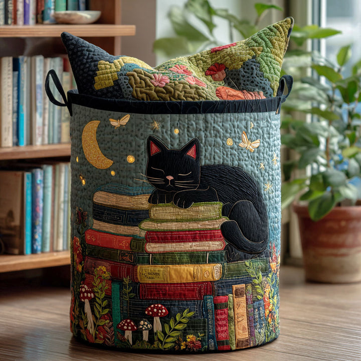 Cesta de Ropa Acolchada – con Estampado Literario NCU0PTT2400