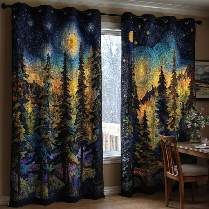 Cortinas Acolchadas – Bosque Estrellado NCU0NT11280