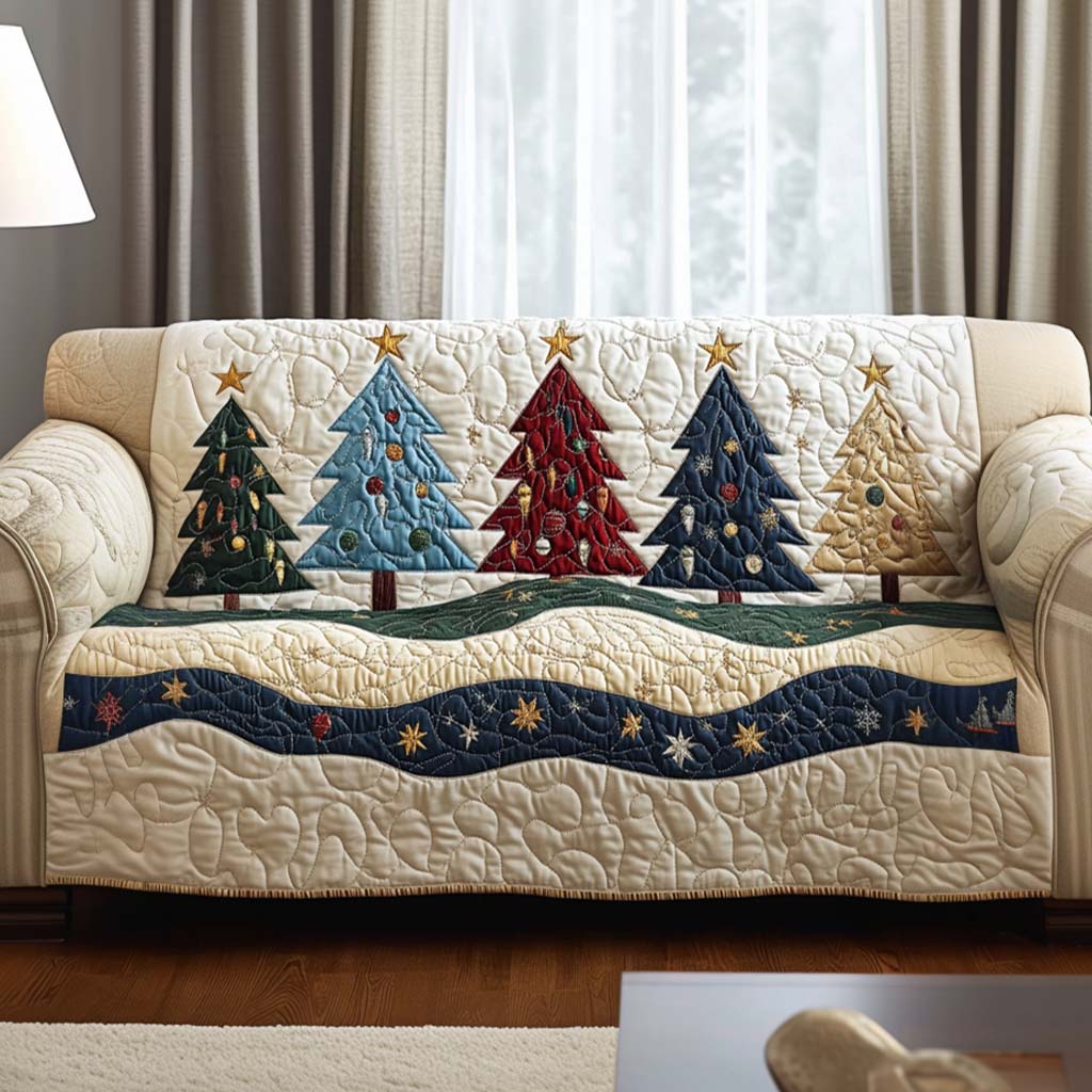 Funda de Sofá Acolchada – con Motivo Navideño NCU0VT301