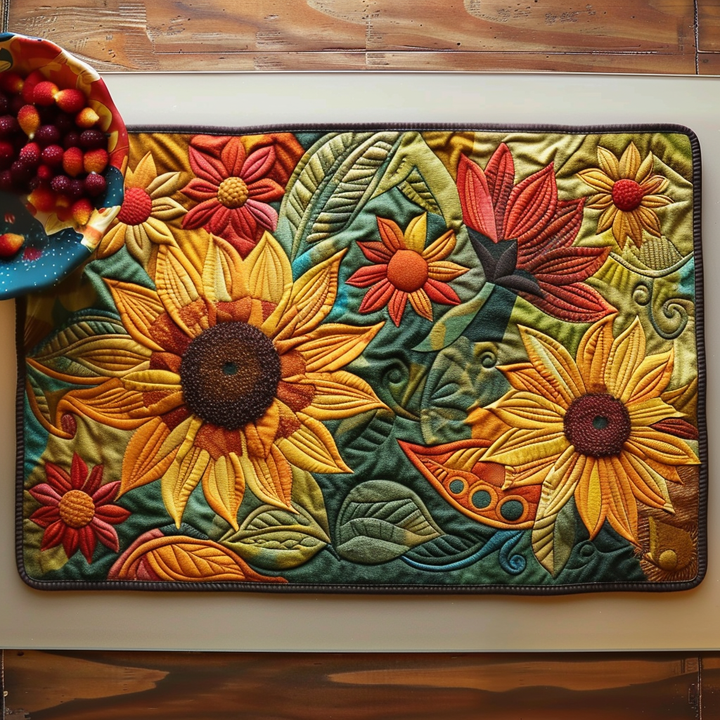 Individuales Acolchados – Estallido de Girasoles NCU0TL075