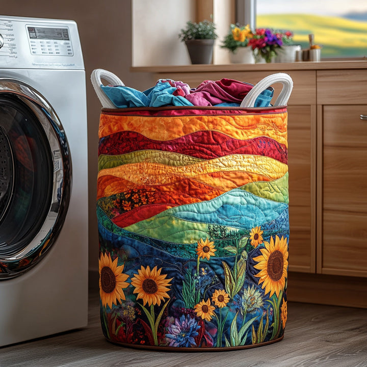 Cesta de Ropa Acolchada – con Estampado Floral NCU0DV735