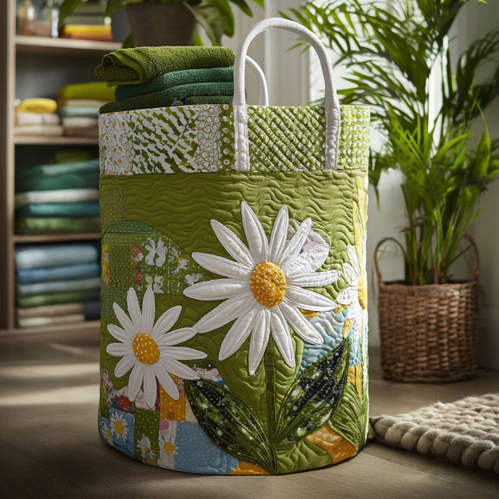 Cesta de Ropa Acolchada – con Diseño Floral NCU0PTT898