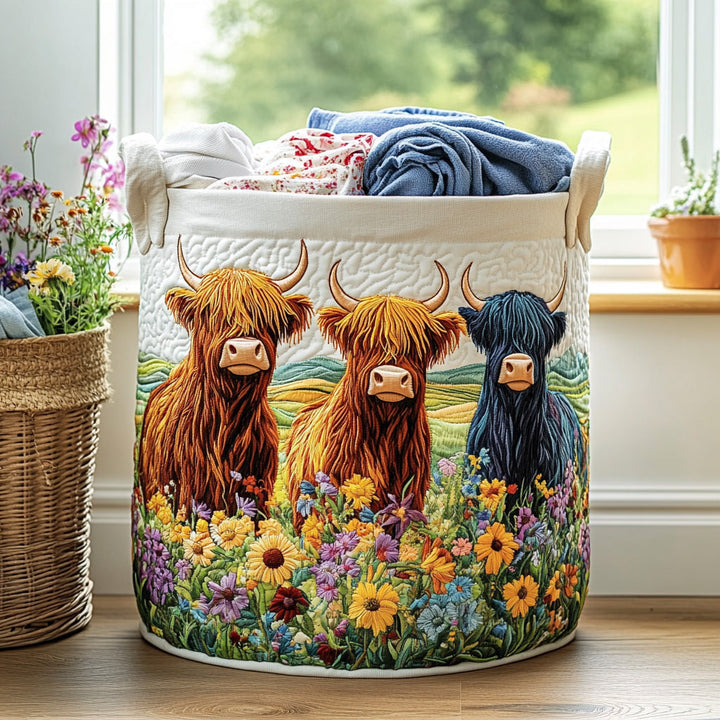 Cesta de Ropa Acolchada – con Triple Estampado Decorativo NCU0PVL494