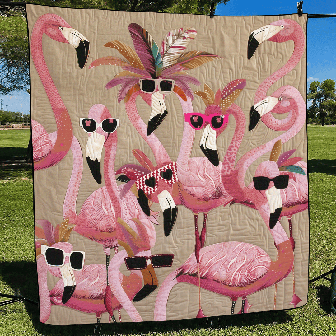 Manta Acolchada – Delicia Tropical de Flamencos NCU0TL748