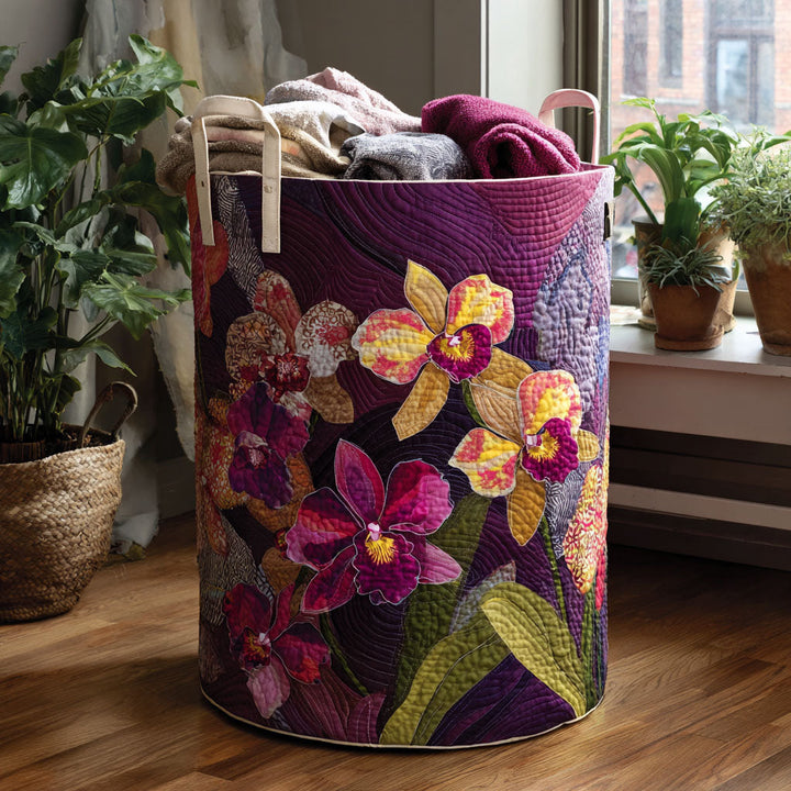 Cesta de Ropa Acolchada – con Motivo Tropical NCU0PTT938
