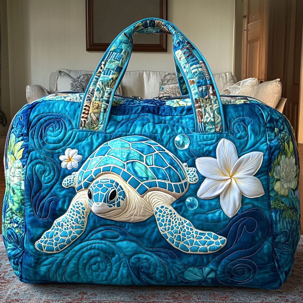 Bolso de Viaje Acolchado – Tortuga Marina III