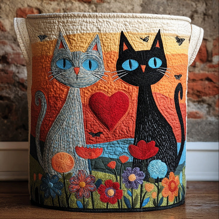 Cesta de Ropa Acolchada – en Forma de Gato NCU0QN041