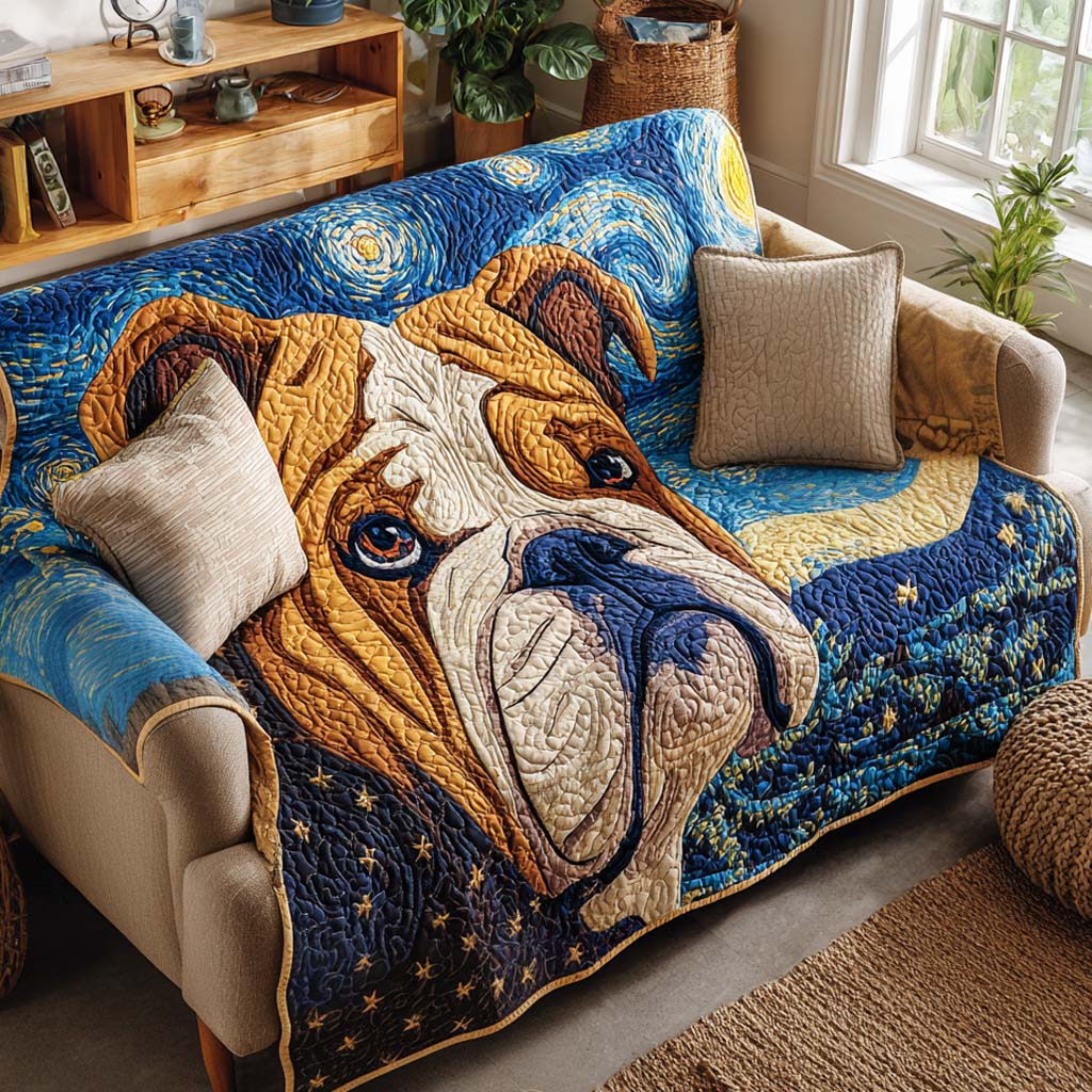 Funda de Sofá Acolchada – con Bulldog NCU0VT321