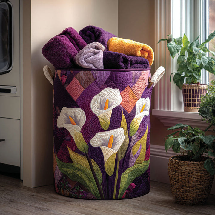 Cesta de Ropa Acolchada – con Estampado Floral NCU0QN006