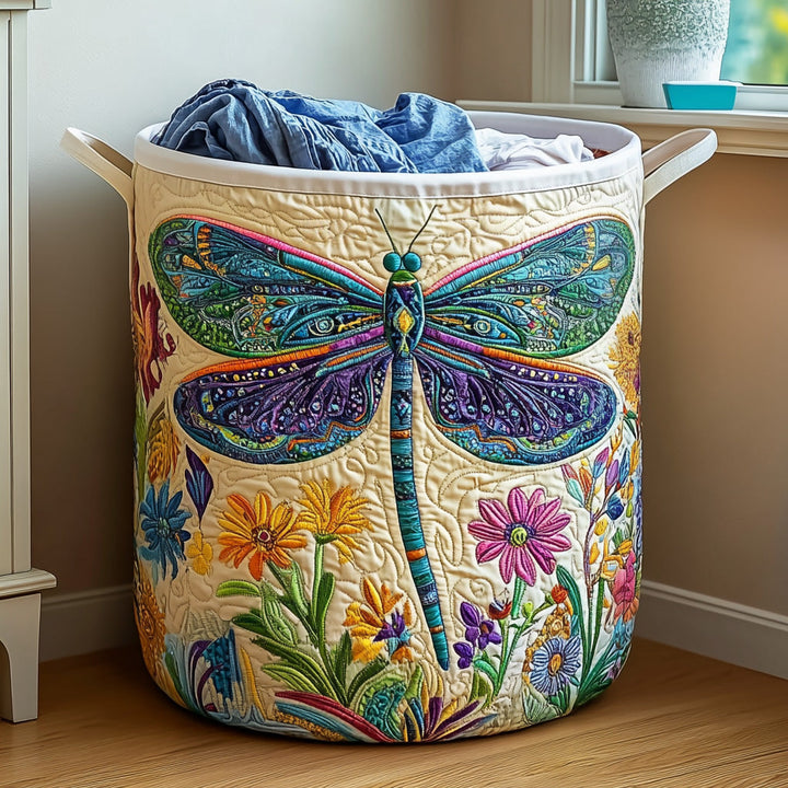 Cesta de Ropa Acolchada – con Estampado Floral NCU0PVL575