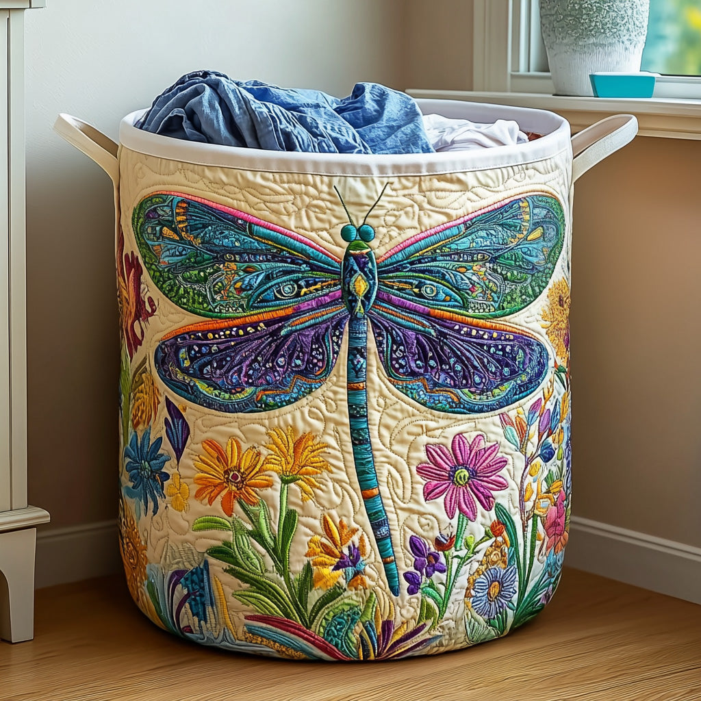 Cesta de Ropa Acolchada – con Libélula NCU0QN022