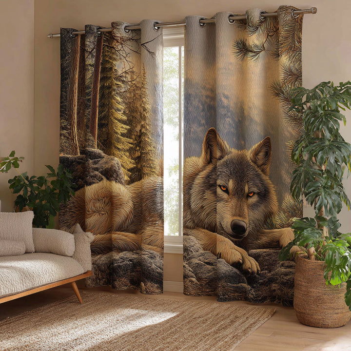 Cortinas Acolchadas – Alma del Lobo Salvaje NCU0HH1596