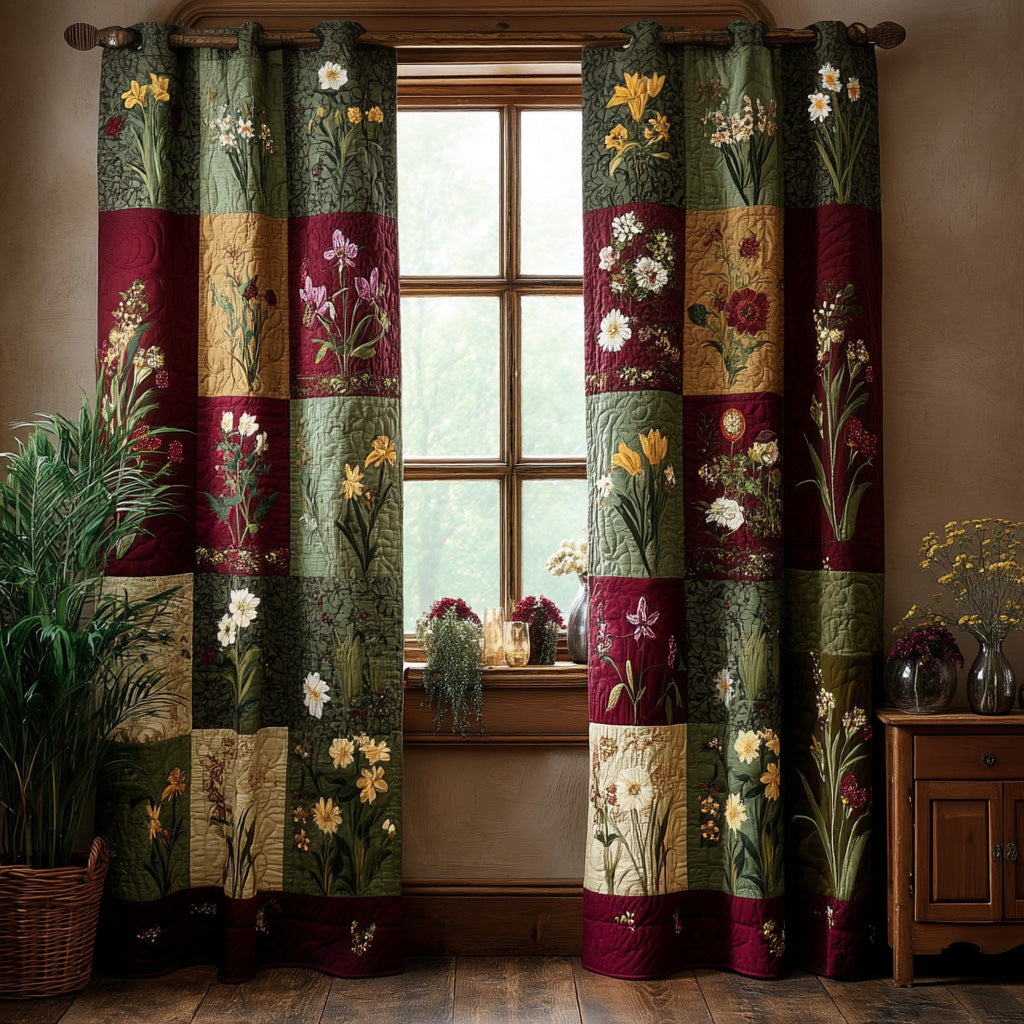 Cortinas Acolchadas – Sueños de Flores Silvestres NCU0PT11231