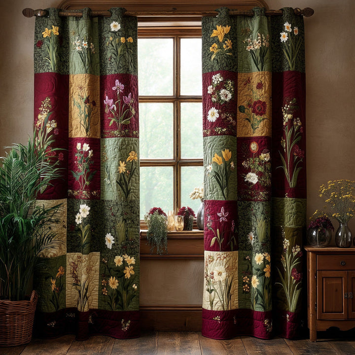 Cortinas Acolchadas – Sueños de Flores Silvestres NCU0PT11231