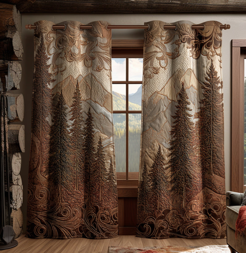 Cortinas Acolchadas – Bosque NCU0VT331