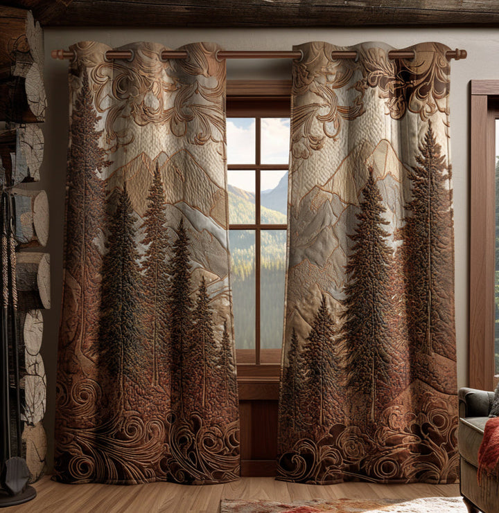 Cortinas Acolchadas – Bosque NCU0VT331