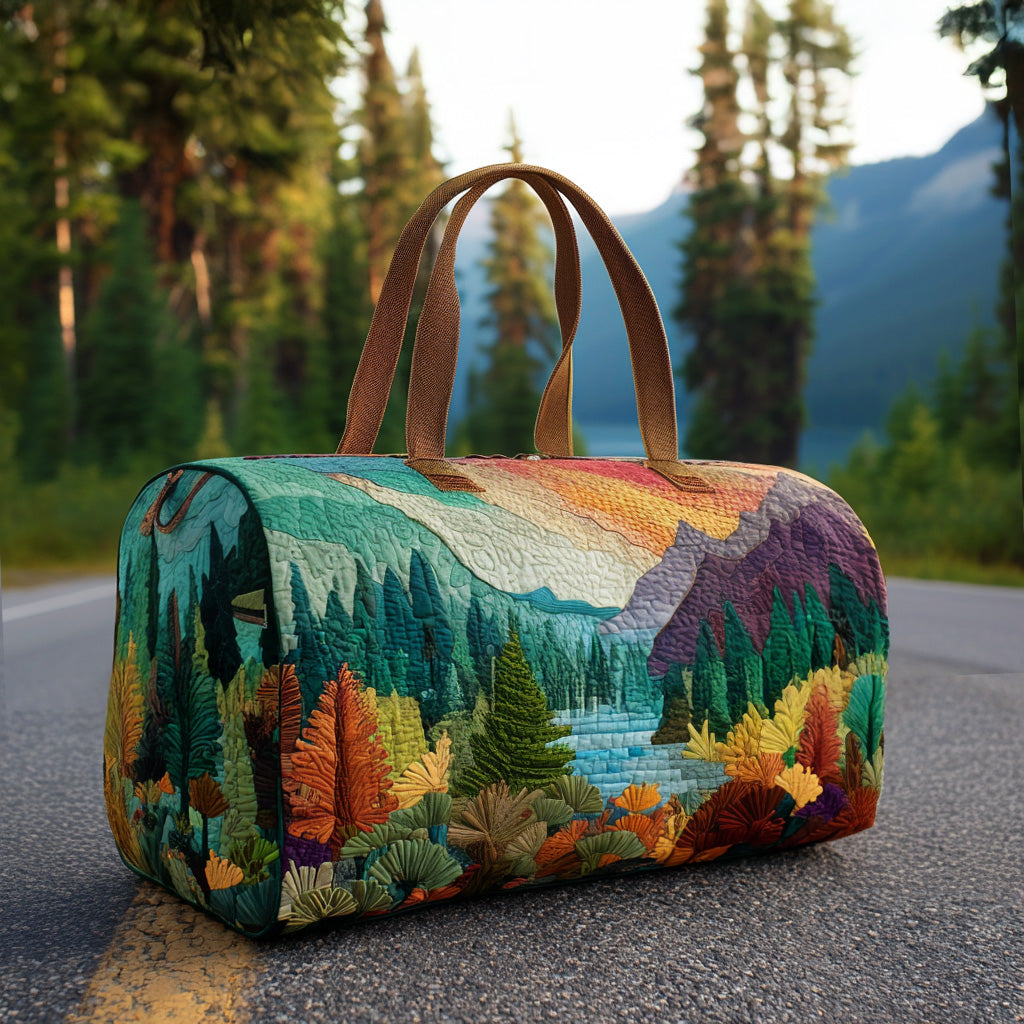 Bolso de Viaje Acolchado – Bosque Luminoso