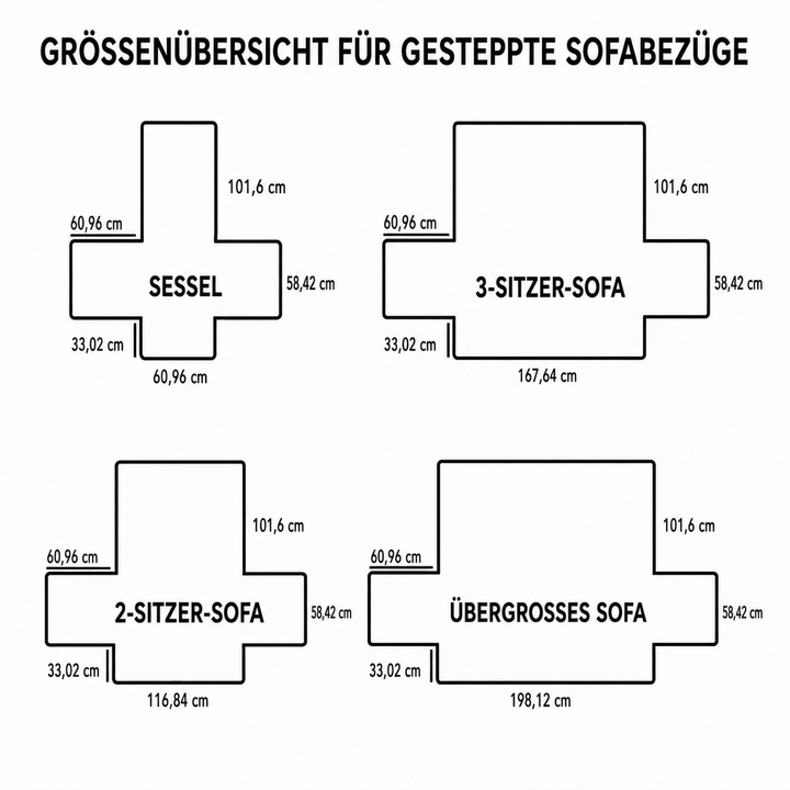 Funda de Sofá Acolchada – Estilo Hippie NCU0VT292