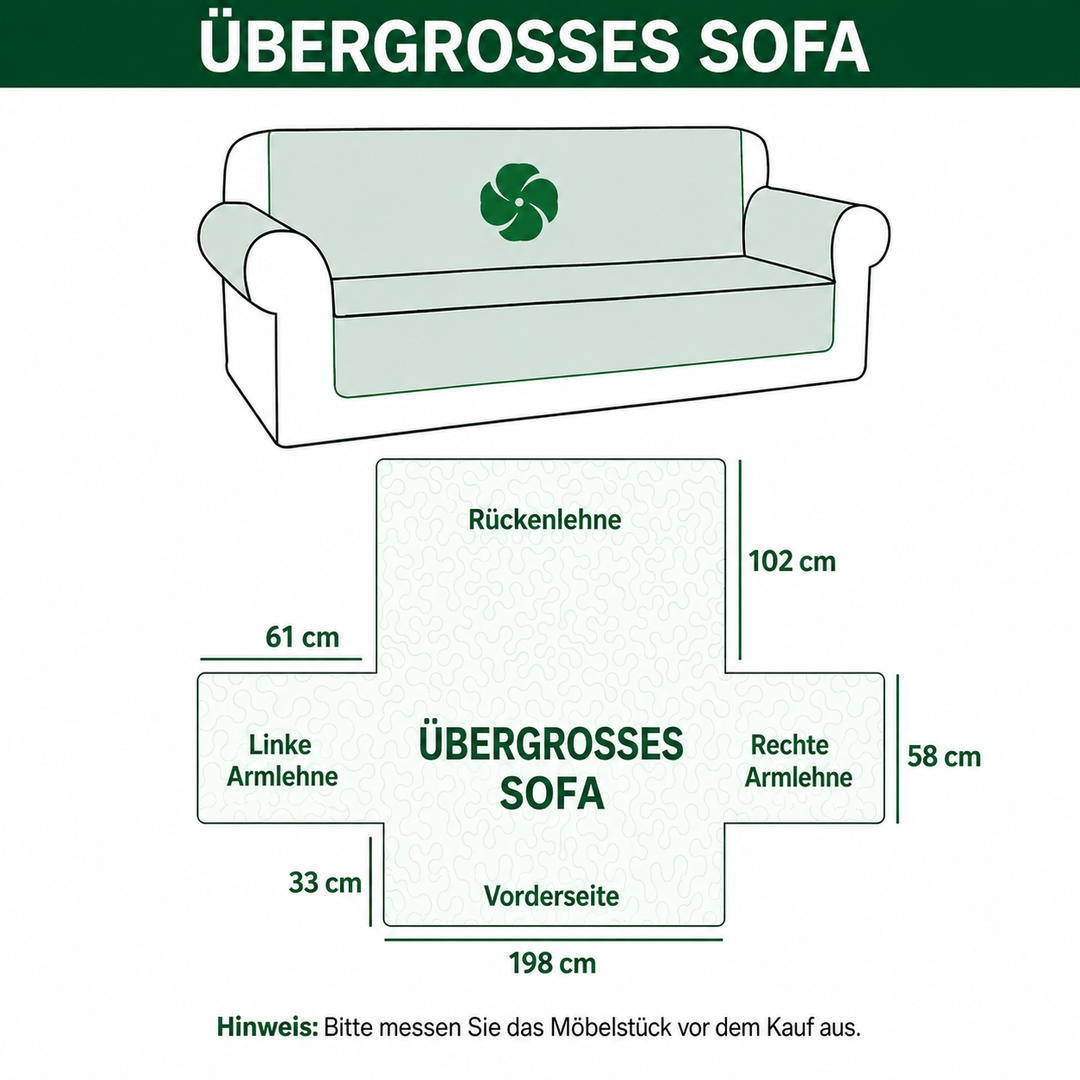 Funda de Sofá Acolchada – con Cabaña de Invierno NCU0DK11476