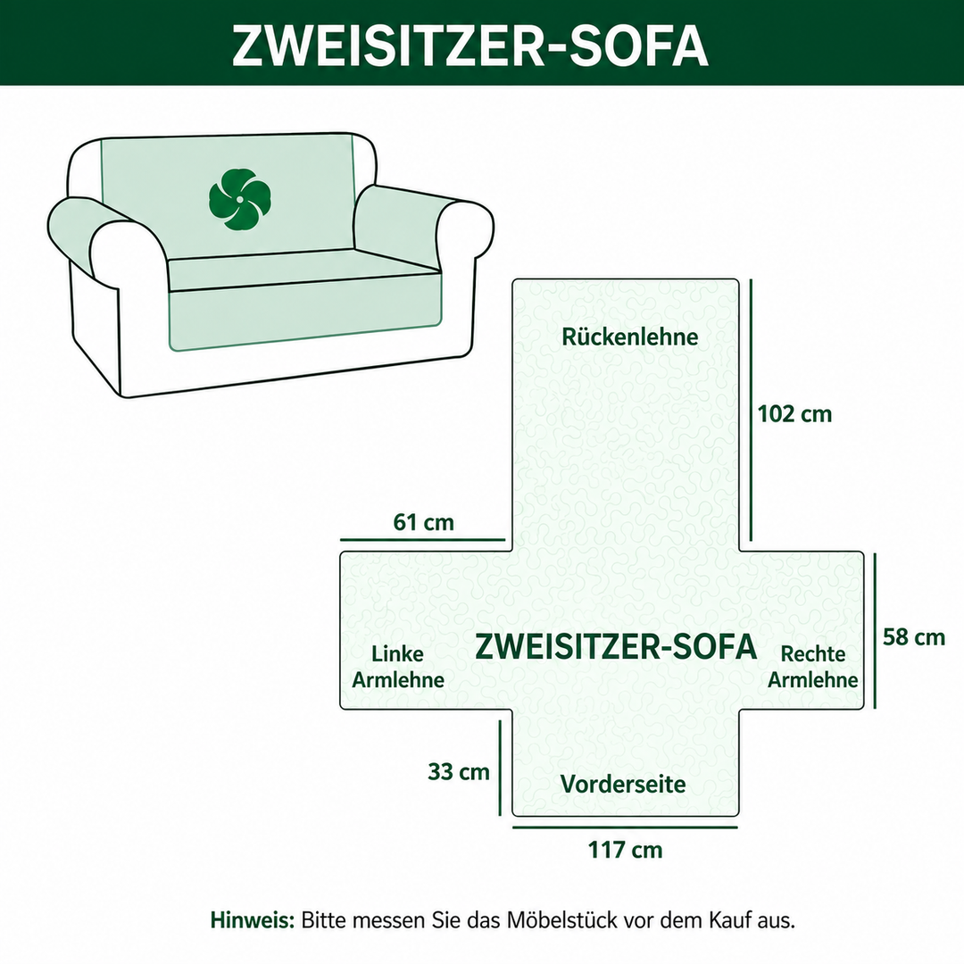 Funda de Sofá Acolchada – con Motivo Silvestre NCU0PT9725