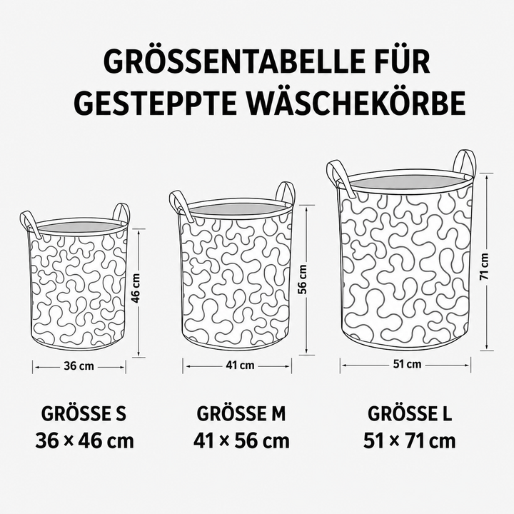 Cesta de Ropa Acolchada – con Paisaje Natural NCU0PTT1733