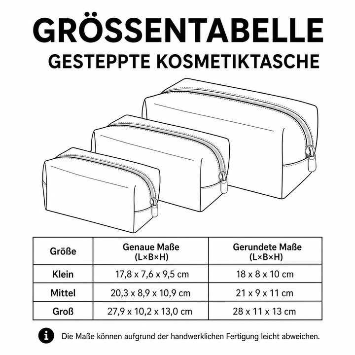 Neceser Acolchado con Margaritas Delicadas NCU0PT9618