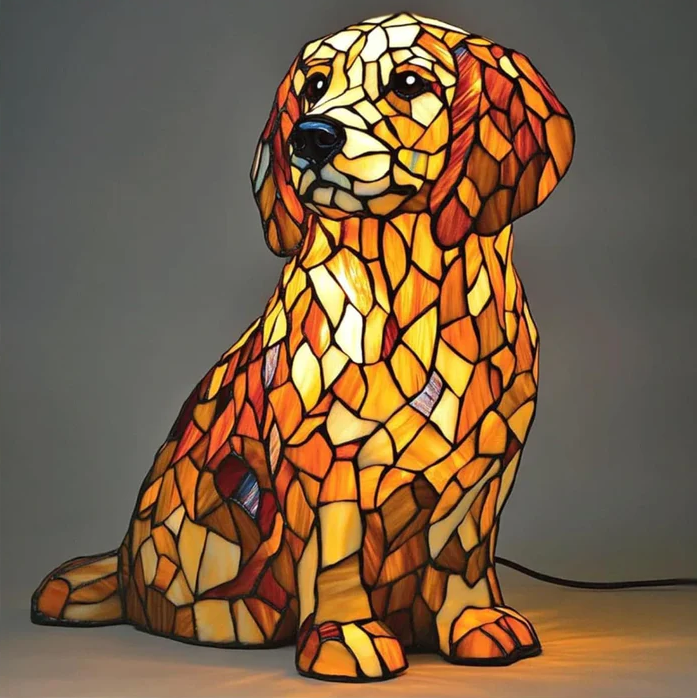 Estatuilla de Lily, el Golden Retriever Espiritual